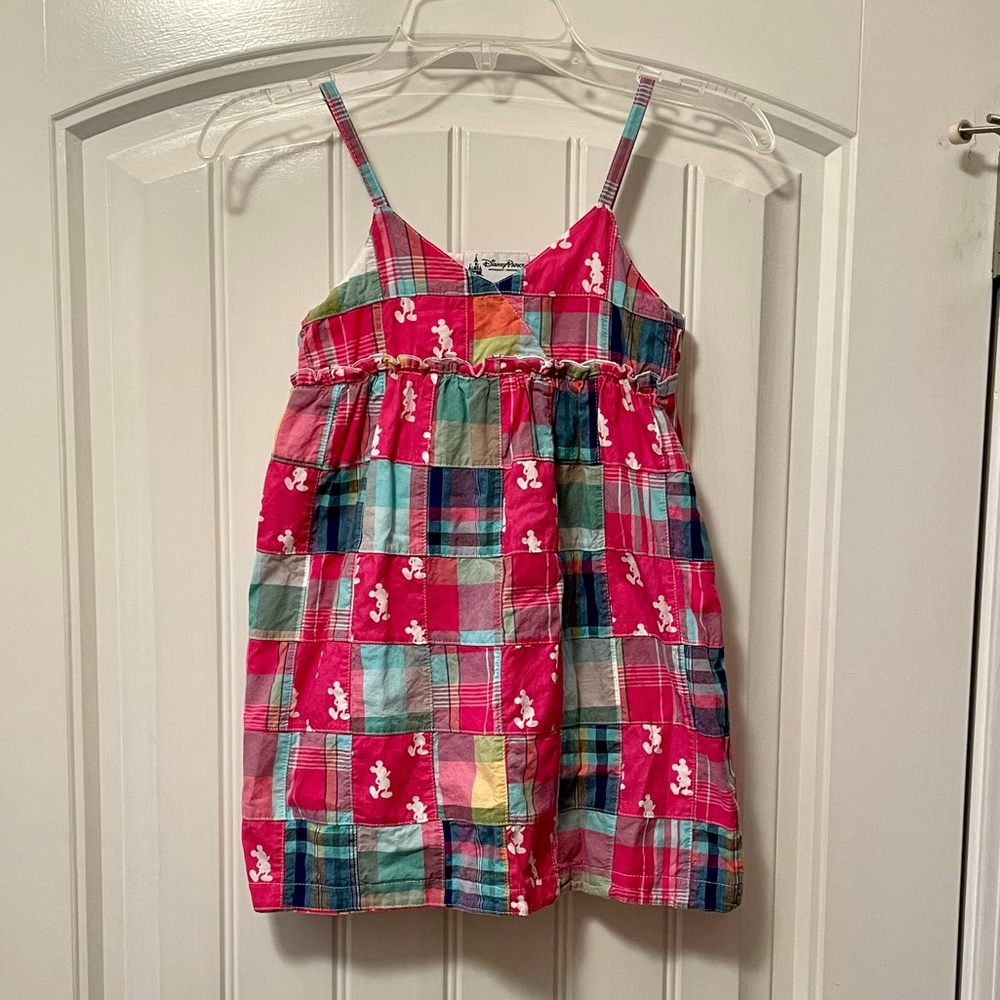 Disney Parks, Patchwork Mickey Mouse Dress, XS (4) Girls